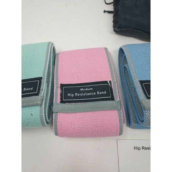 Hip resistance band Set Of 3 Light Heavy Medium - Picture 4 of 6